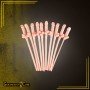 Pack of Ten Willy Straws Blow me KP-001