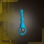 BLUE SILICONE ANAL VIBRATOR AD-029