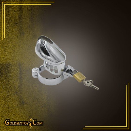 3 Size Metal Male Chastity Device Belt Cock Cages BDSM-022