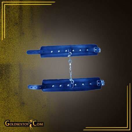 Premium Leather Naughty Nurse Wrist Cuffs Bondage Gear BDSM- 021