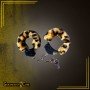 Fetish Fantasy Furry Cuffs in Leopard BDSM-005
