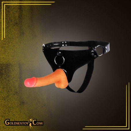 Mr. Limpy Whopper 7.8” Vibrating Female Lesbian Strap On SO-012