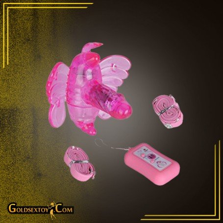 Butterfly Remote Control Strap On Vibrator SO-009