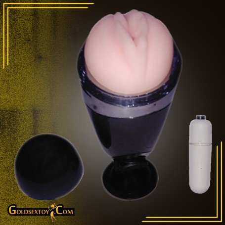 Super Pink Male Vibrating Male Stroker MS-047
