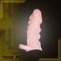 Solid Dotted Head Penis Extension Sleeve Skin Color PES-027
