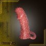 Solid Head Reusable Penis Extension Sleeve chocolate PES-026