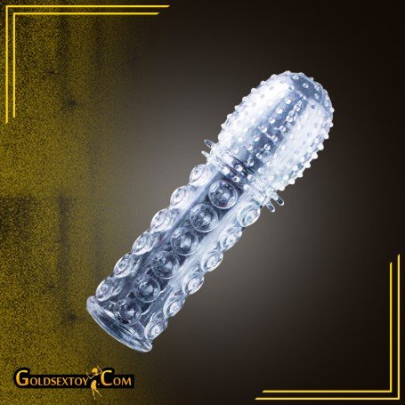 Crystal Penis Sleeve Textured Extension PES-021