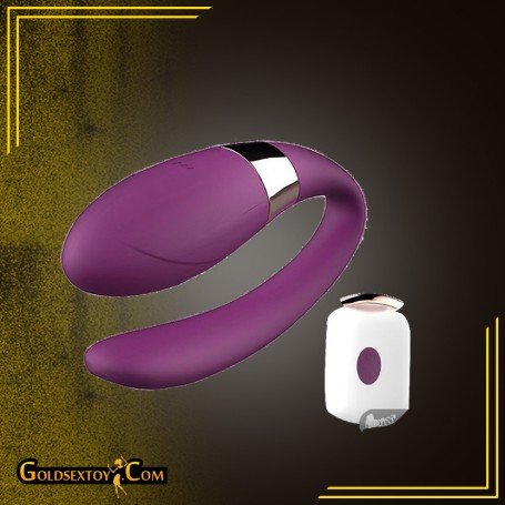 Wearable U Shape Remote Control Clitoris Luxury Vibrator LXV-030