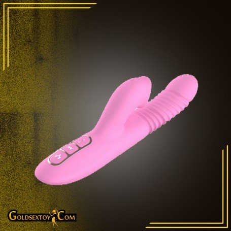 Heating 3 Layer Tongue Licking Toy Nipple Sucking Clitoris Stimulate Vibrator RV-003