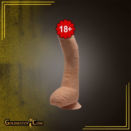 Realistic Non-vibrator with Round Balls and Suction Base RSNV-029