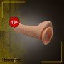 Realistic Non-vibrator with Round Balls and Suction Base RSNV-029