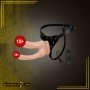 Baile Vibrating Strap-on Double Dildo with Realistic Balls SO-034